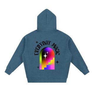Oversized Fleece Slouchy Zip