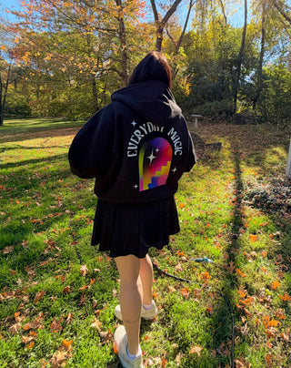 Oversized Fleece Slouchy Zip
