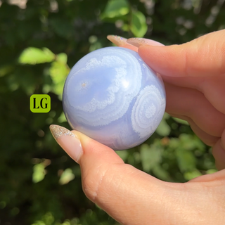 Blue Lace Agate Points + Spheres