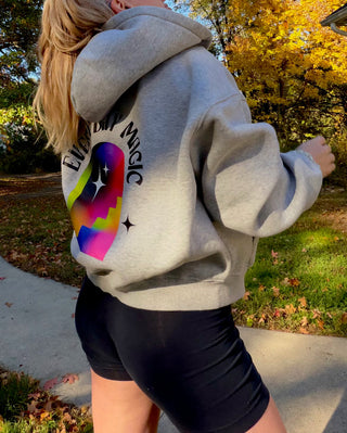 Oversized Fleece Slouchy Zip