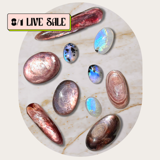 Lepidolite + Moonstone
