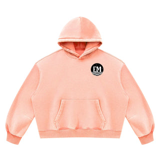 Vintage Wash Slouchy Fleece Hoodie