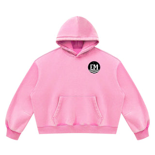 Vintage Wash Slouchy Fleece Hoodie