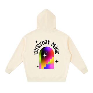 Oversized Fleece Slouchy Zip