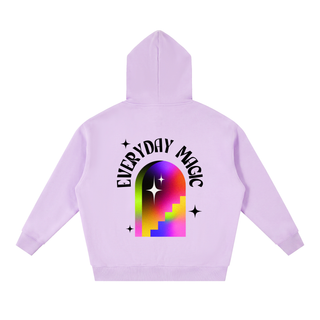 Oversized Fleece Slouchy Zip