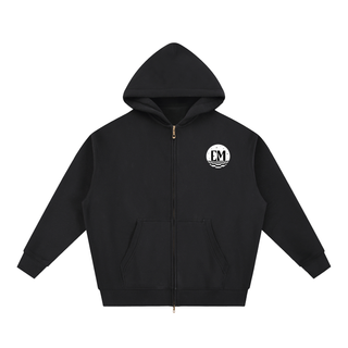 Oversized Fleece Slouchy Zip